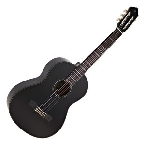 Guitarra Criolla Clásica Yamaha C40 Para Diestros Negra Palo De Rosa Brillante Negro Diestro