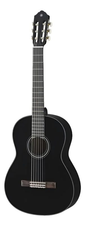 Guitarra Criolla Clásica Yamaha C40 Para Diestros Negra Palo De Rosa Brillante Negro Diestro