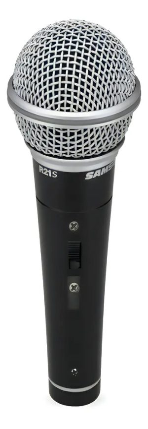 Micrófono Dinámico Cardioide Con Switch, Scr21s Samson Negro