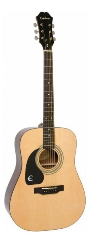 Guitarra Acústica Zurda EpiPhone Dr100 Lh Natural Abeto Caoba 6 Cuerdas Zurdo