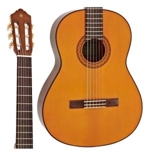 Guitarra Criolla Clásica Yamaha C70 Para Diestros Natural Brillante Diestro