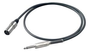 Cable Adaptador/proel Bulk220lu1 1xxlrm_1x6,3mm 1m Negro