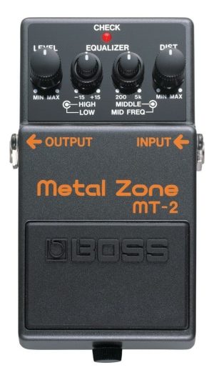 Pedal Efectos Boss Mt2 Metal Zone Negro