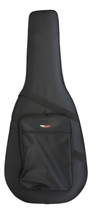 Estuche Semi Rigido Probags Para Guitarra Folk Negro