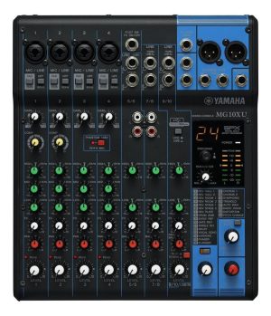Consola Yamaha Mg10xu 7ch (4 Mic+3 Line) Fx Usb