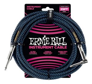 Cable Ernie Ball Guitarra Plug Angulo-recto 7 Metros Tela