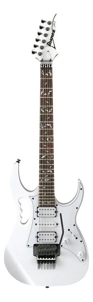 Guitarra Eléctrica Ibanez Jemjr - Modelo Steve Vai - Blanca Color Blanco Diestro