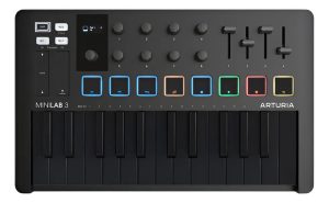 Controlador Midi Usb Arturia Minilab 3 Deep Black Deep Black