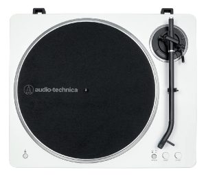 Bandeja De Vinilo Audio-technica At-lp70x Blanco/plateado