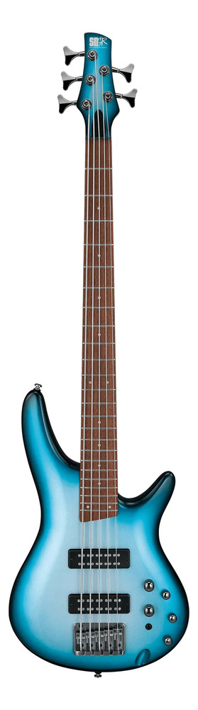 Bajo Eléctrico Ibanez Sr305-dot 5 Cuerdas Acabado Del Cuerpo Barnizado Color Azul Claro Orientación De La Mano Diestro