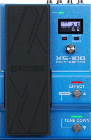 Pedal De Efectos Boss Xs-100 Poly Shifter Guitarra Eléctrica Azul