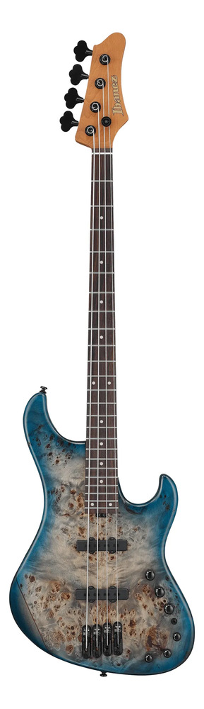 Bajo Electrico Ibanez Mdm1600 Con Funda Diestro Cosmic Blue Starburst Mate 4