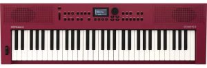 Teclado Musical Roland Go:Keys de 61 Teclas con Respuesta al Tacto Rojo