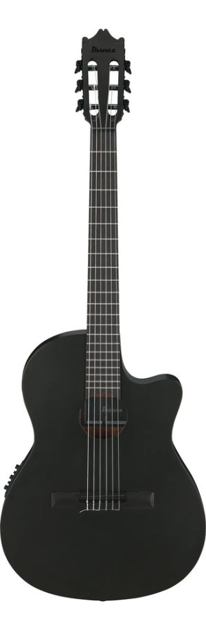 Guitarra Electroacustica Ibanez Ga621 Cuerdas De Nylon Black Out Diestro Rosewood