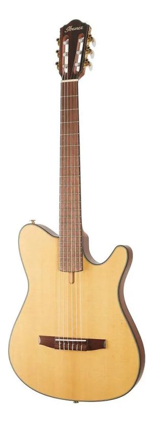 Guitarra Electroacústica Ibanez Frh10n Natural Solid Top Beige Diestro