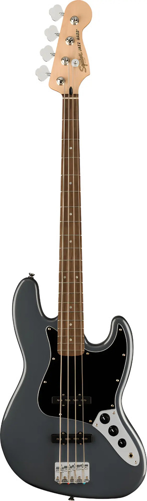 Bajo Electrico Squier Affinity Jazz Bass Diestro Charcoal Frost Metallic Laqueado 4