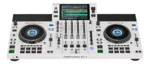 Controlador De Dj Con Wi-fi Sc Live 4 White Denon Color Blanco