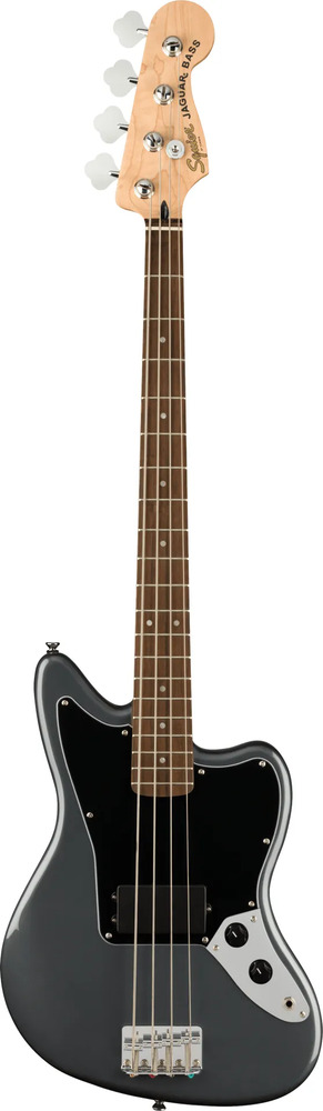 Bajo Electrico Squier Affinity Jaguar Diestro Charcoal Frost Metallic Brillante 4