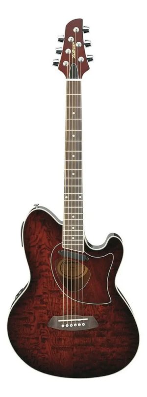 Guitarra Electroacustica Ibanez Tcm50 Talman Vbs Vintage Brown Diestro Amaranto