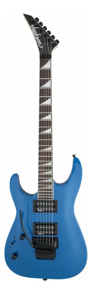 Guitarra Electrica Zurda Jackson Js32l Dinky Diestro Azul Acero Amaranto