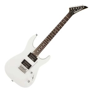 Guitarra Jackson Js12 Dinky White Diestro Snow White Amaranto