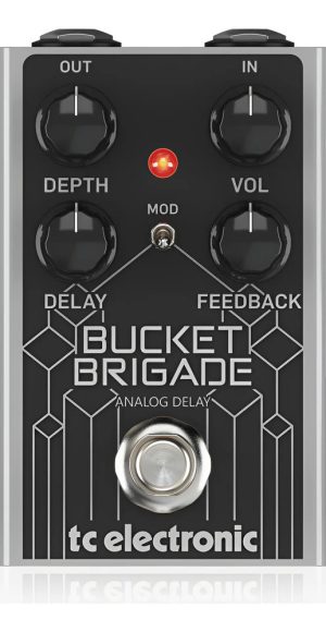 Tc Electronic Bucket Brigade Pedal De Efecto Delay Guitarra Color Negro