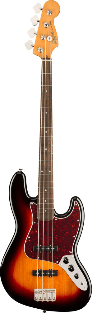 Bajo Electrico Squier Classic Vibe 60 Jazz Bass Daphne Blue Diestro Sunburst Laqueado 4