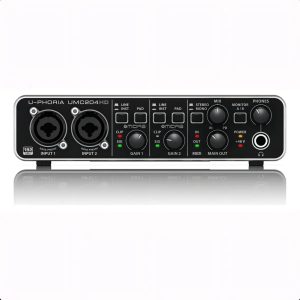 Interfaz De Audio Behringer Umc204hd Color Negro