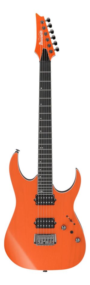 Guitarra Electrica Ibanez Prestige Rgr5221 Tfr Japan Diestro Naranja Ébano De Macasar