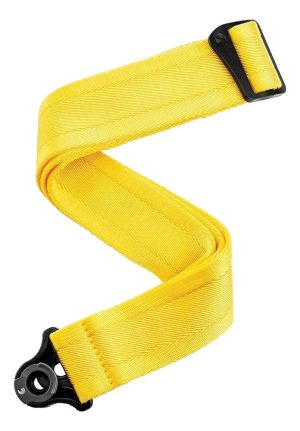 Colgante Para Guitarra Electrica Y Bajo Daddario Autolock Amarillo