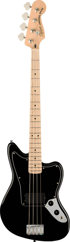 Bajo Electrico Squier Affinity Jaguar Black Diestro Negro Satinado 4