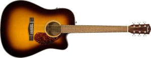Guitarra Electroacústica Fender Cd140sce Con Estuche Rigido Sunburst Diestro