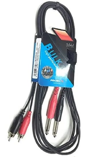 Cable Adaptador Proel Bulk555lu3 2x6,3+2xrca 3m