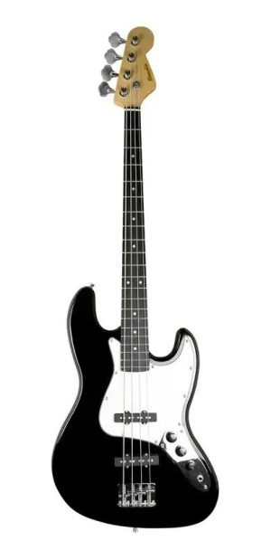 Bajo Electrico Memphis E81 Jazz Bass Black Negro