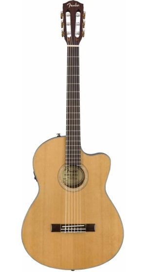Guitarra Electroacustica Fender Cn140sce Nylon C/estuche Natural