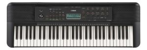 Teclado Musical Yamaha Psr-e283 Con 61 Teclas Y 410 Tonos En Negro