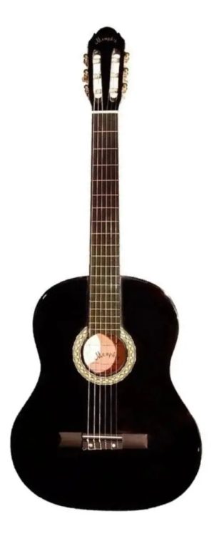Guitarra Criolla Clásica Memphis 851 Para Diestros Negra