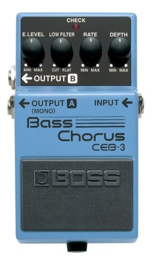 Pedal De Coro Para Bajo Con Control De Filtro Y Efectos Azul