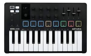 Controlador Midi Arturia Minilab 3 25 Teclas Negro