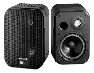 Bocina Control 1 Pro Jbl Profesional Compacta 2 Vías (par) Color Negro