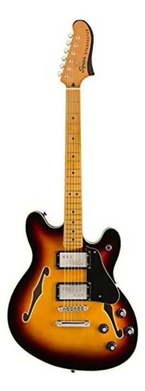Guitarra Eléctrica Squier By Fender Classic Vibe Starcaster De Arce 3-color Sunburst Poliuretano Brillante Con Diapasón De Arce Diestro