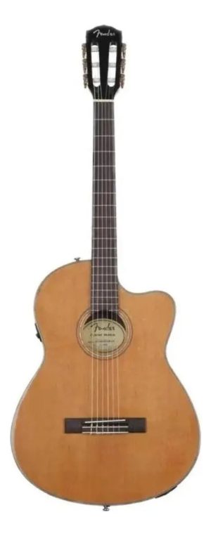 Guitarra criolla clásica Fender Classic Design CN-140SCE para diestros natural brillante