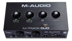 Interface De Audio M-audio M-track Duo Usb 2 Canales 48 Khz Color Negro