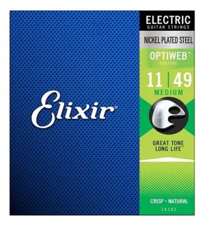 Encordado Electrica Elixir Optiweb 011 049 Medium