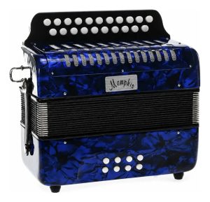 Acordeon Memphis Ft1600 8 Bajos Doble Hilera C Est