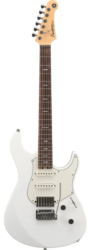 Guitarra Electrica Yamaha Pacifica Pacs+12 Standard Plus Diestro Blanco Palo De Rosa