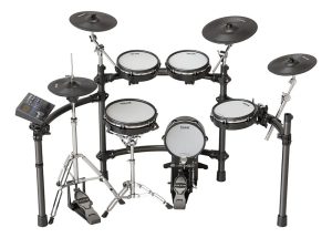 Kit De Bateria Electrónica 9 Piezas Nux Dm-8 Color Negro