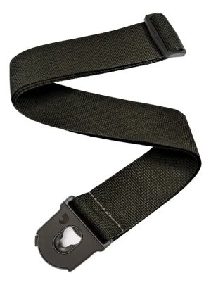 Colgante Guitarra O Bajo D'addario Pwspl200 Con Bloqueo Negro