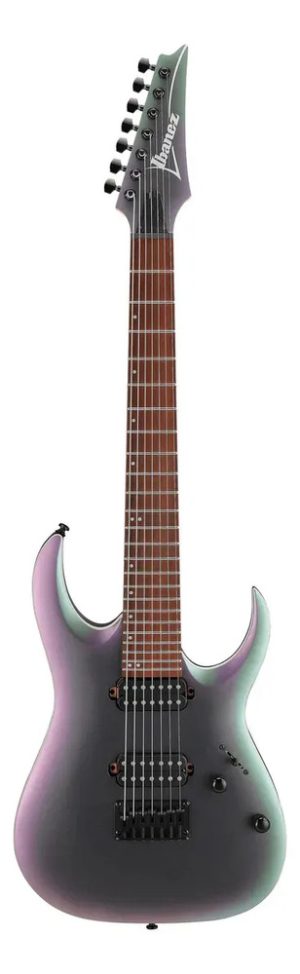 Guitarra Electrica Ibanez Rga742ex 7 Cuerdas Diestro Black Aurora Burst Matte Jatobá
